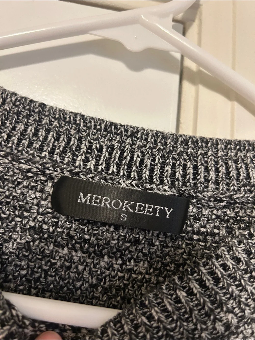 Pair of Women’s Chunky Crewneck Sweaters - Size Small